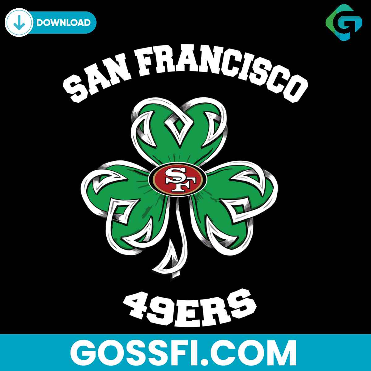 shamrock-football-san-francisco-49ers-svg