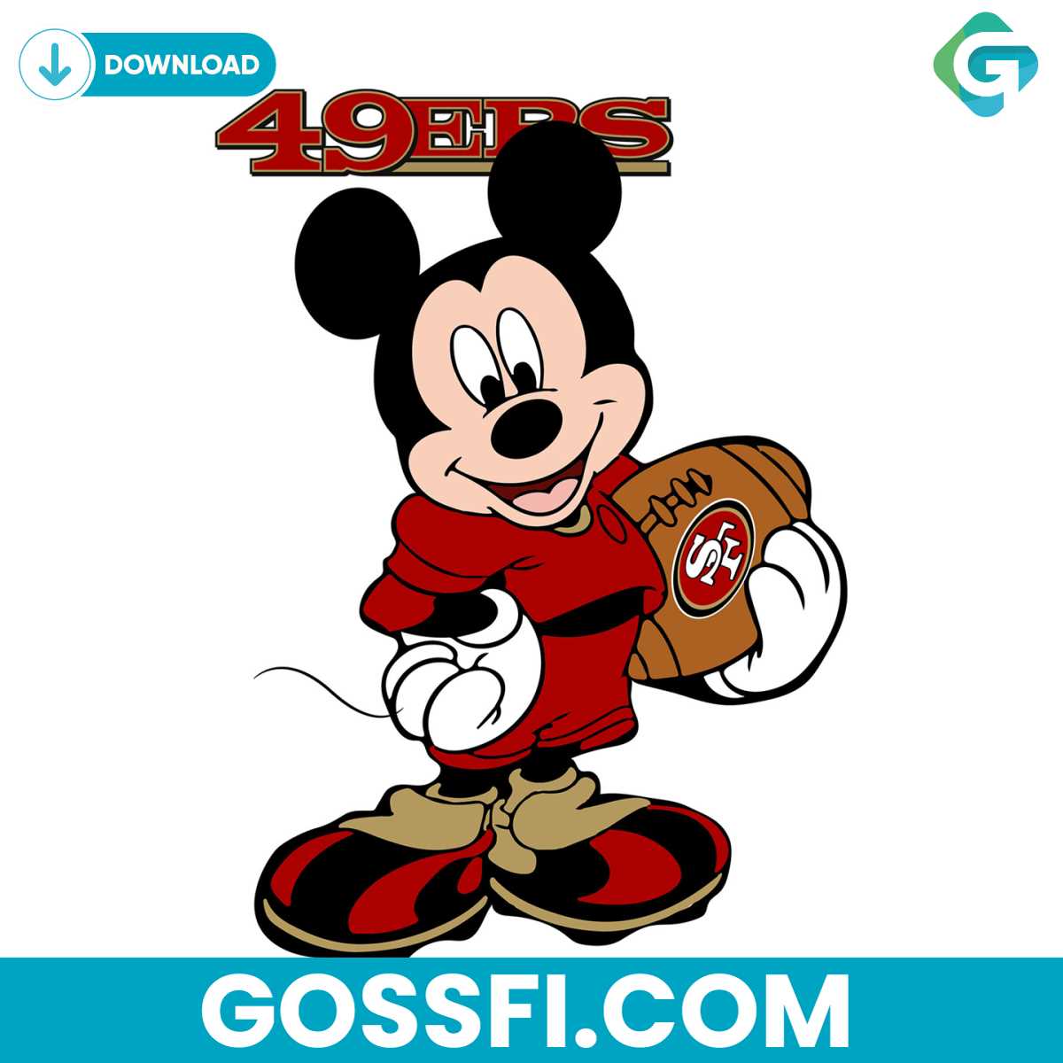 san-francisco-49ers-mickey-nfl-svg-digital-download