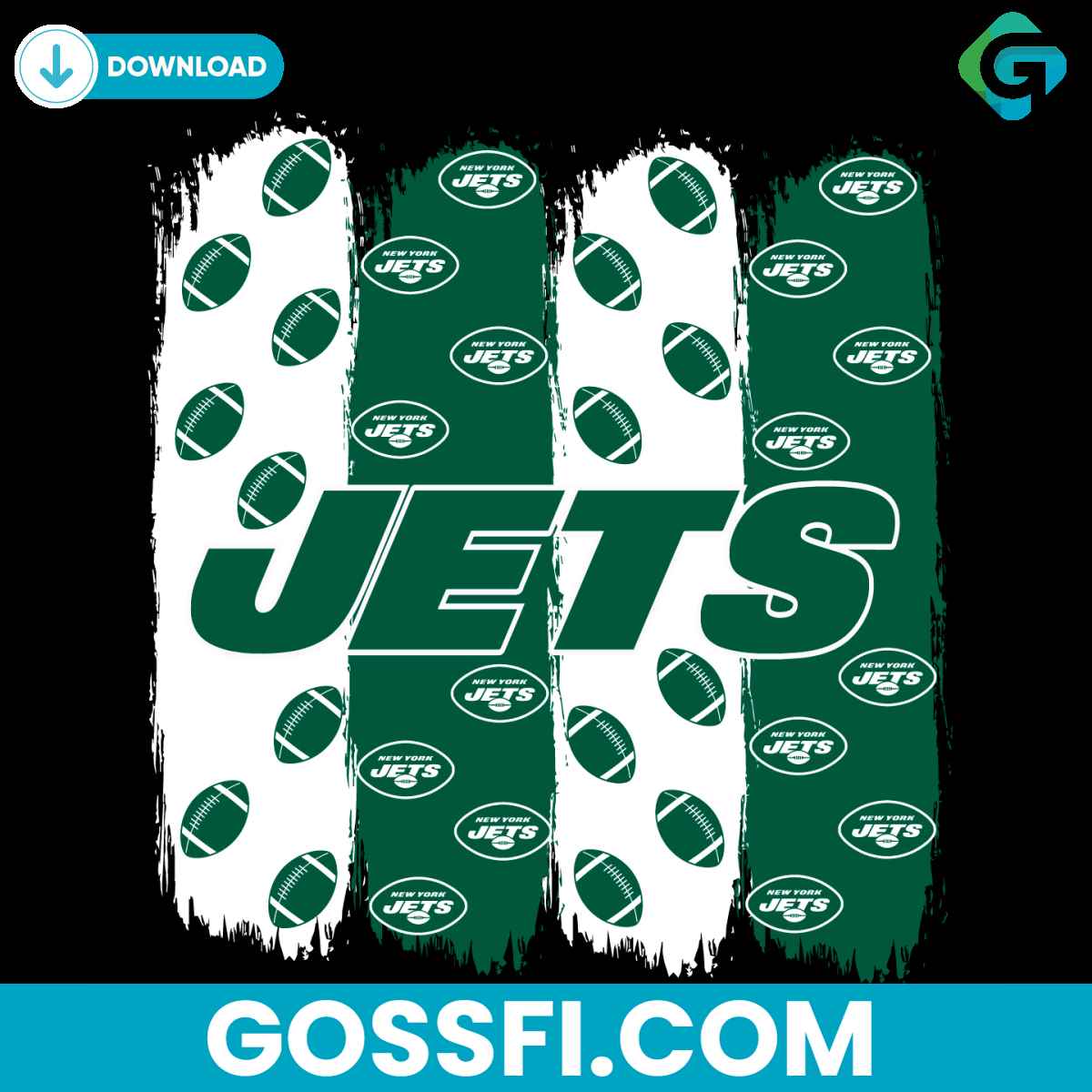 new-york-jets-football-pattern-svg