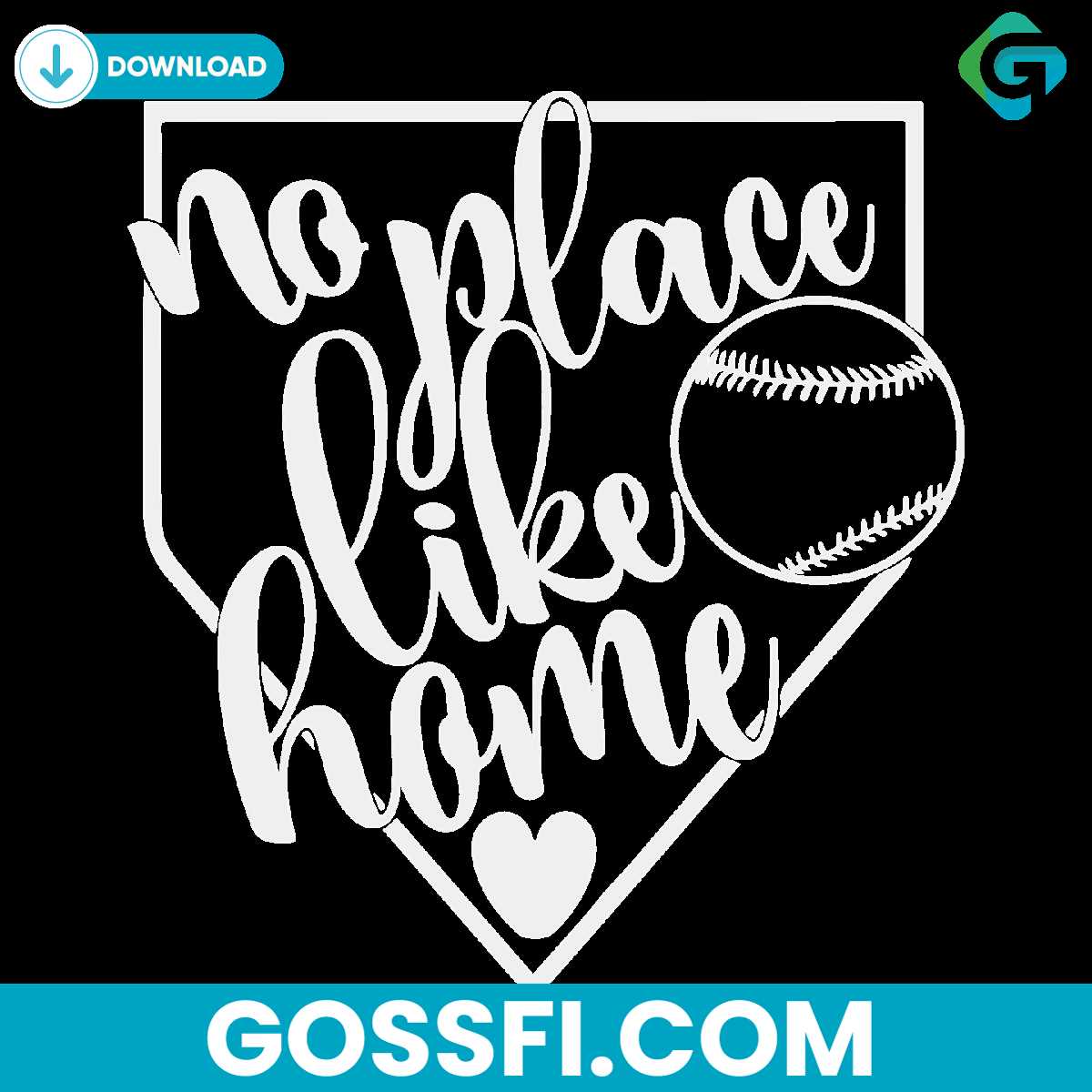 baseball-no-place-like-home-svg-digital-download