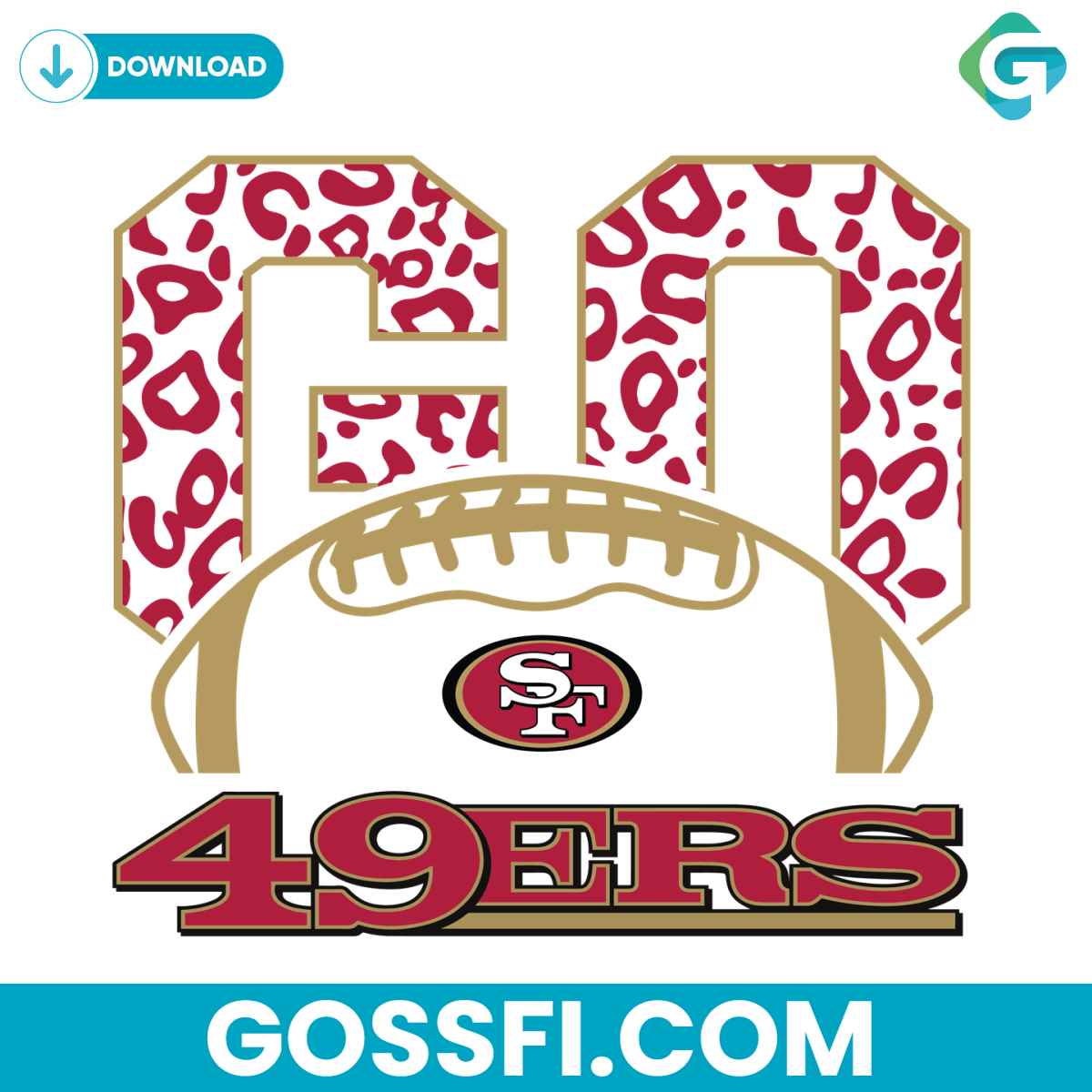 go-san-francisco-49ers-leopard-svg