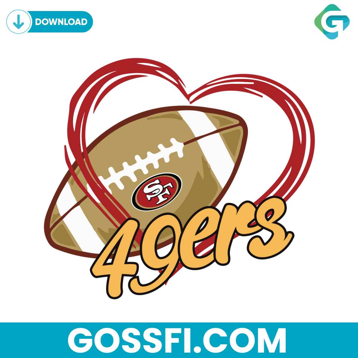 love-football-49ers-svg-digital-download