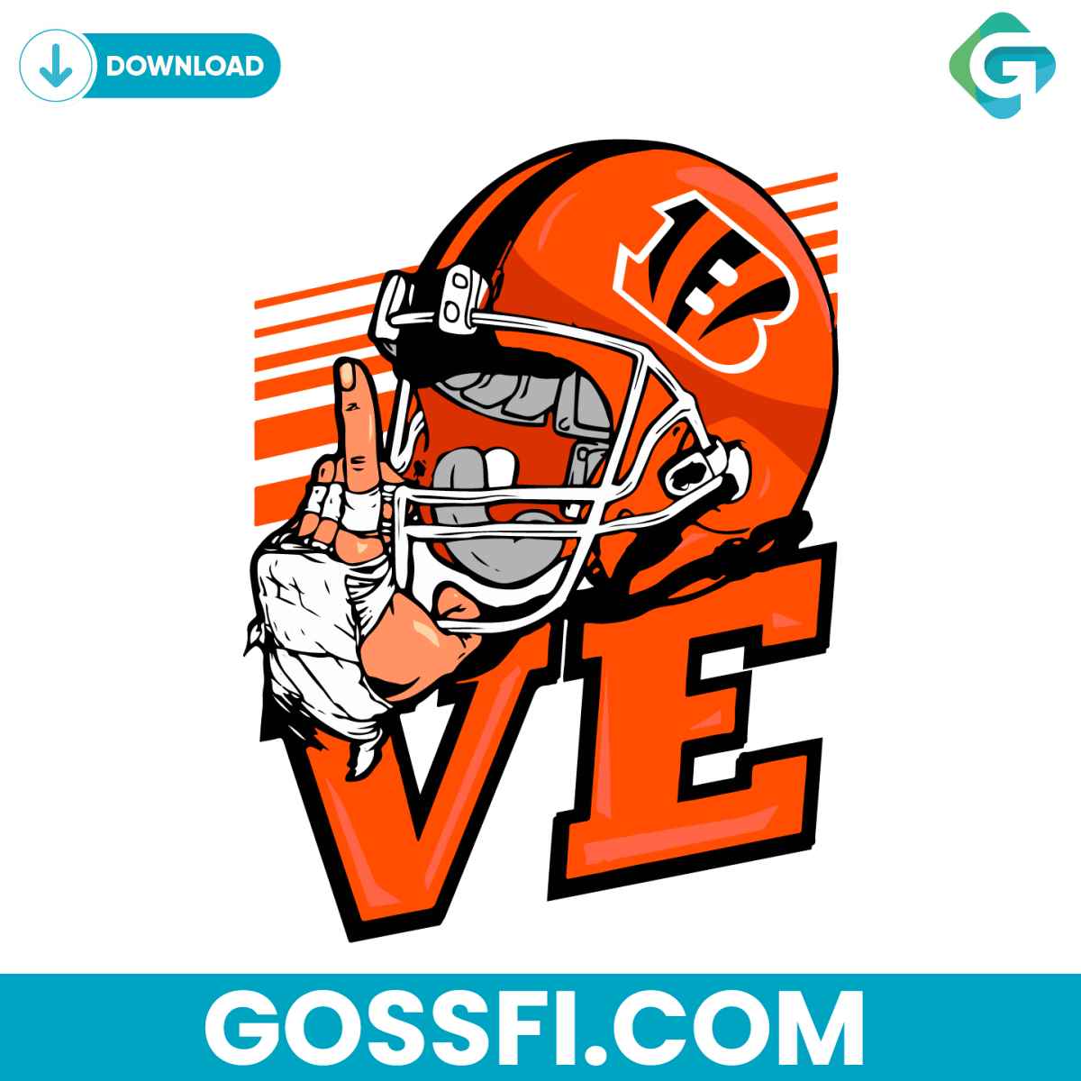 love-cincinnati-bengals-nfl-svg-digital-download