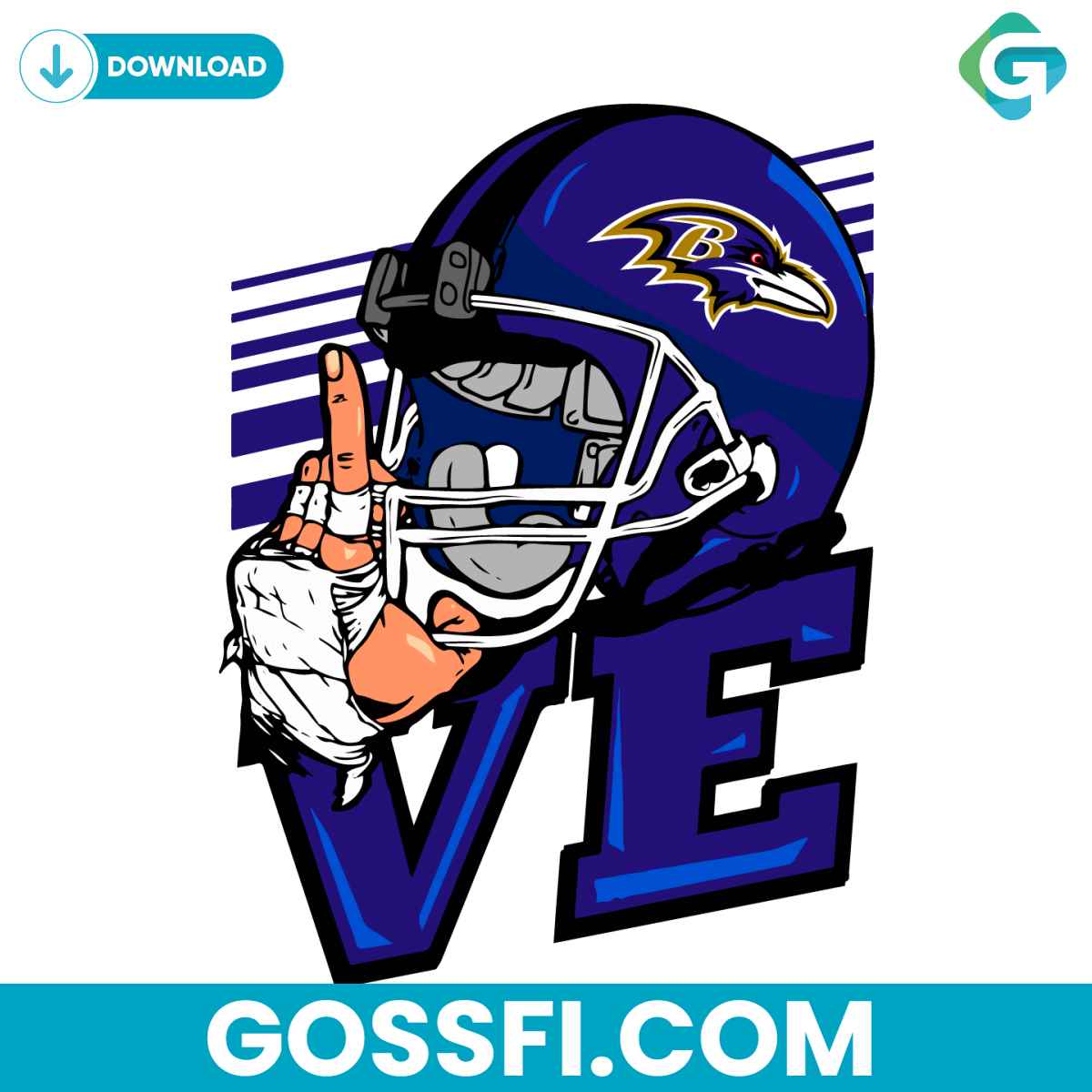 love-baltimore-ravens-nfl-svg-digital-download