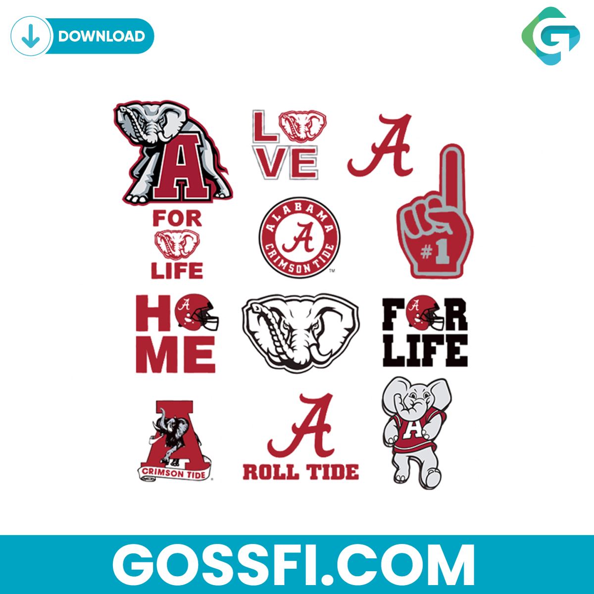 bundle-alabama-crimson-tide-svg-digital-download