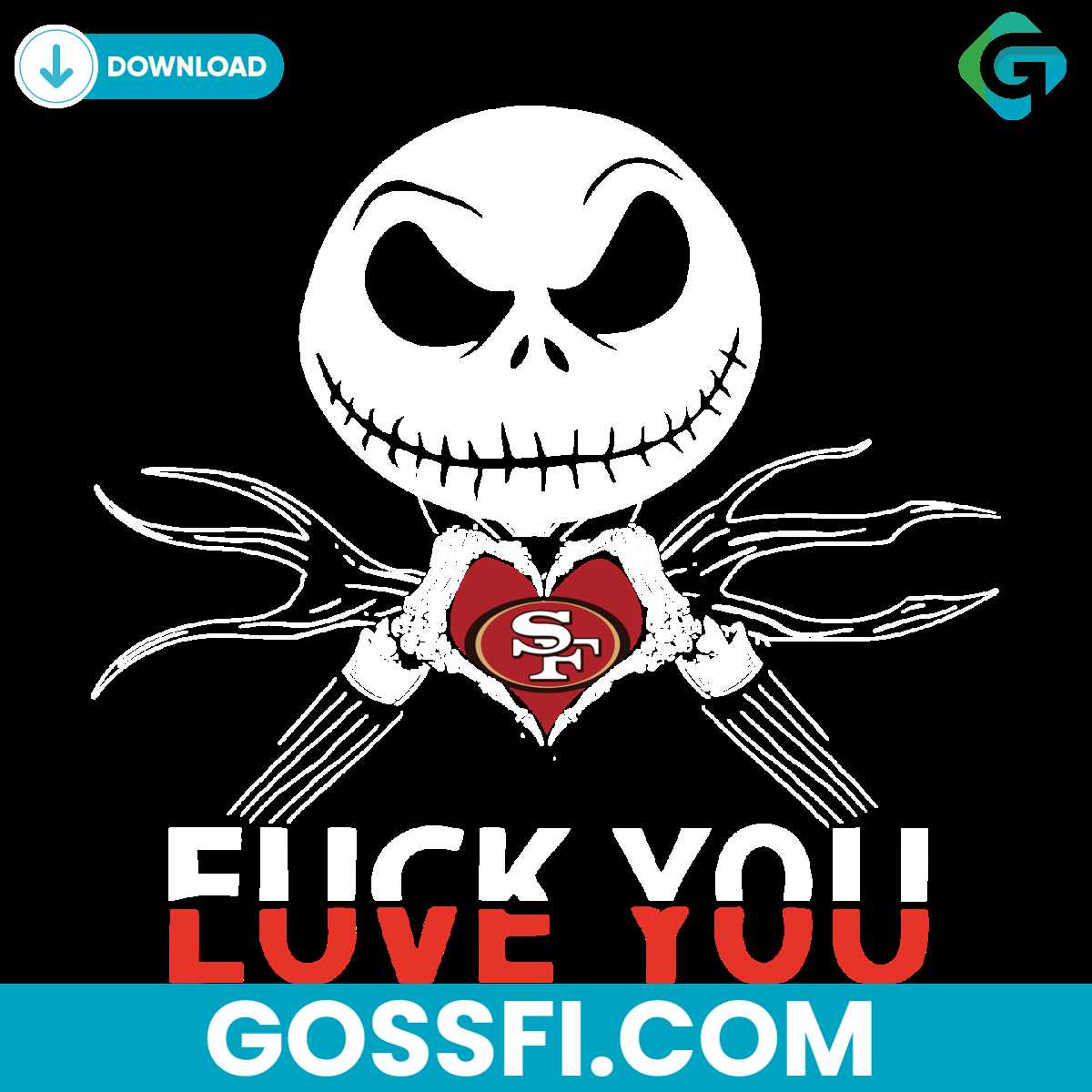 san-francisco-49ers-love-you-jack-skellington-halloween-svg