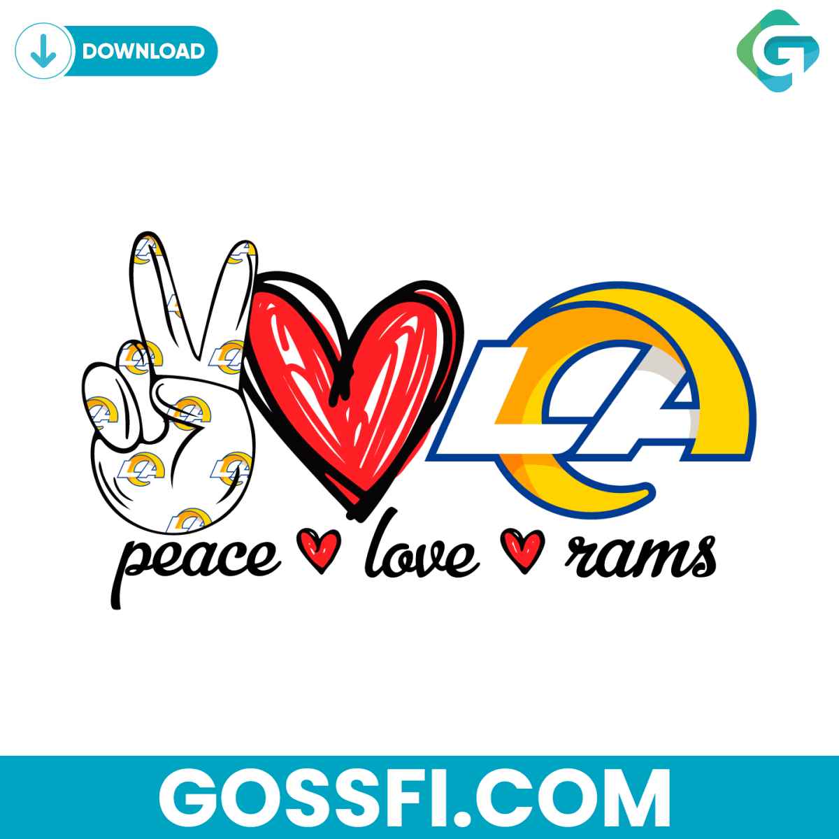 peace-love-rams-svg-digital-download