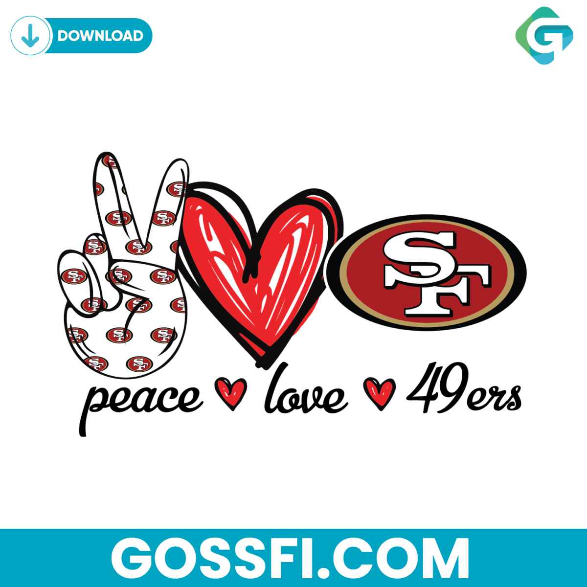 peace-love-49ers-svg-digital-download