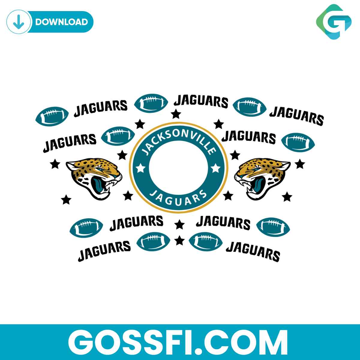 jacksonville-jaguars-starbucks-full-wrap-svg
