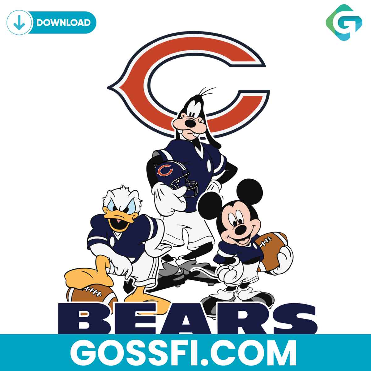 mickey-mouse-chicago-bears-american-football-svg