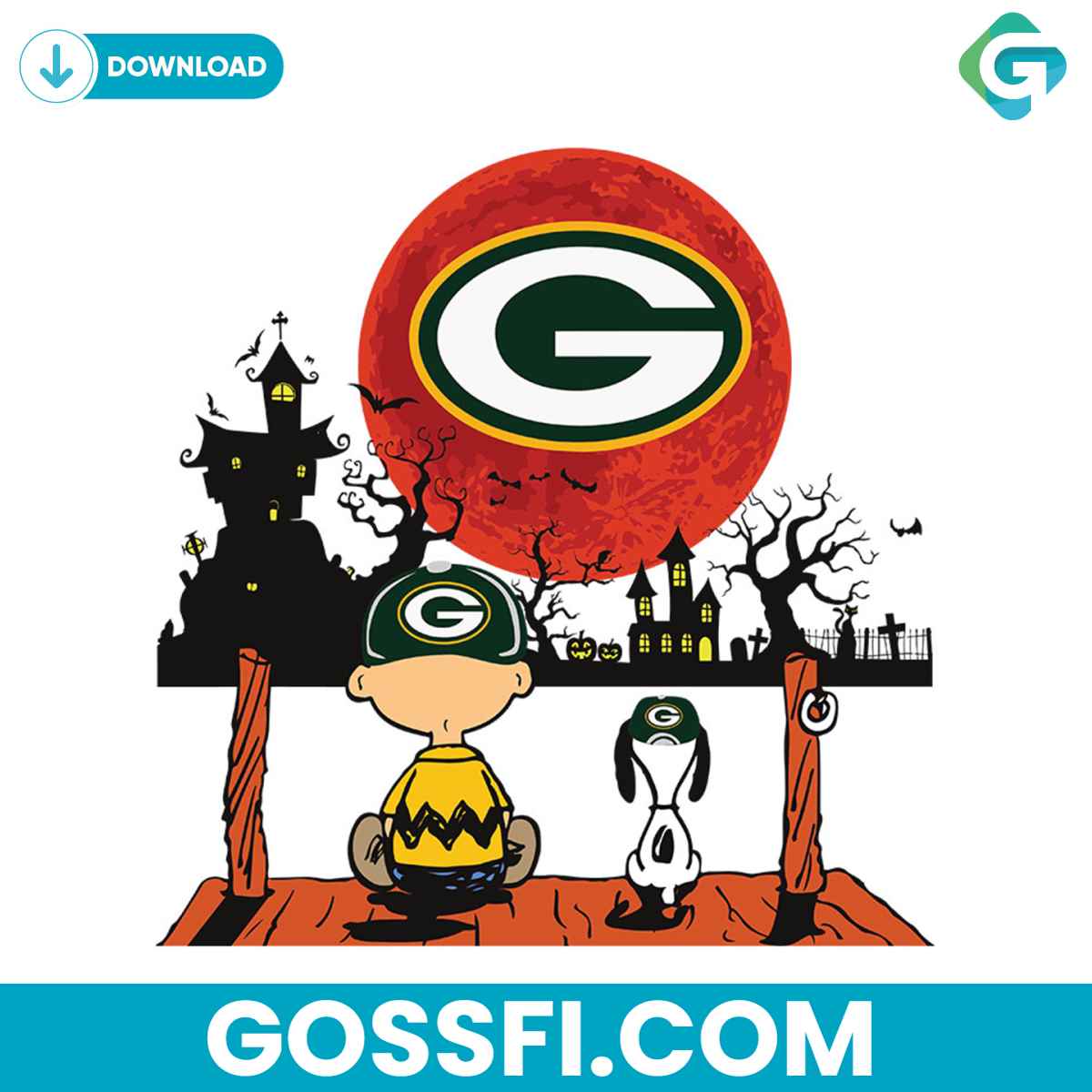 charlie-brown-and-snoopy-watching-green-bay-packers-svg