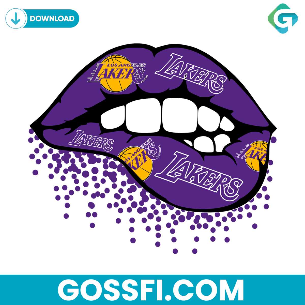 dripping-lips-los-angeles-lakers-svg-digital-download