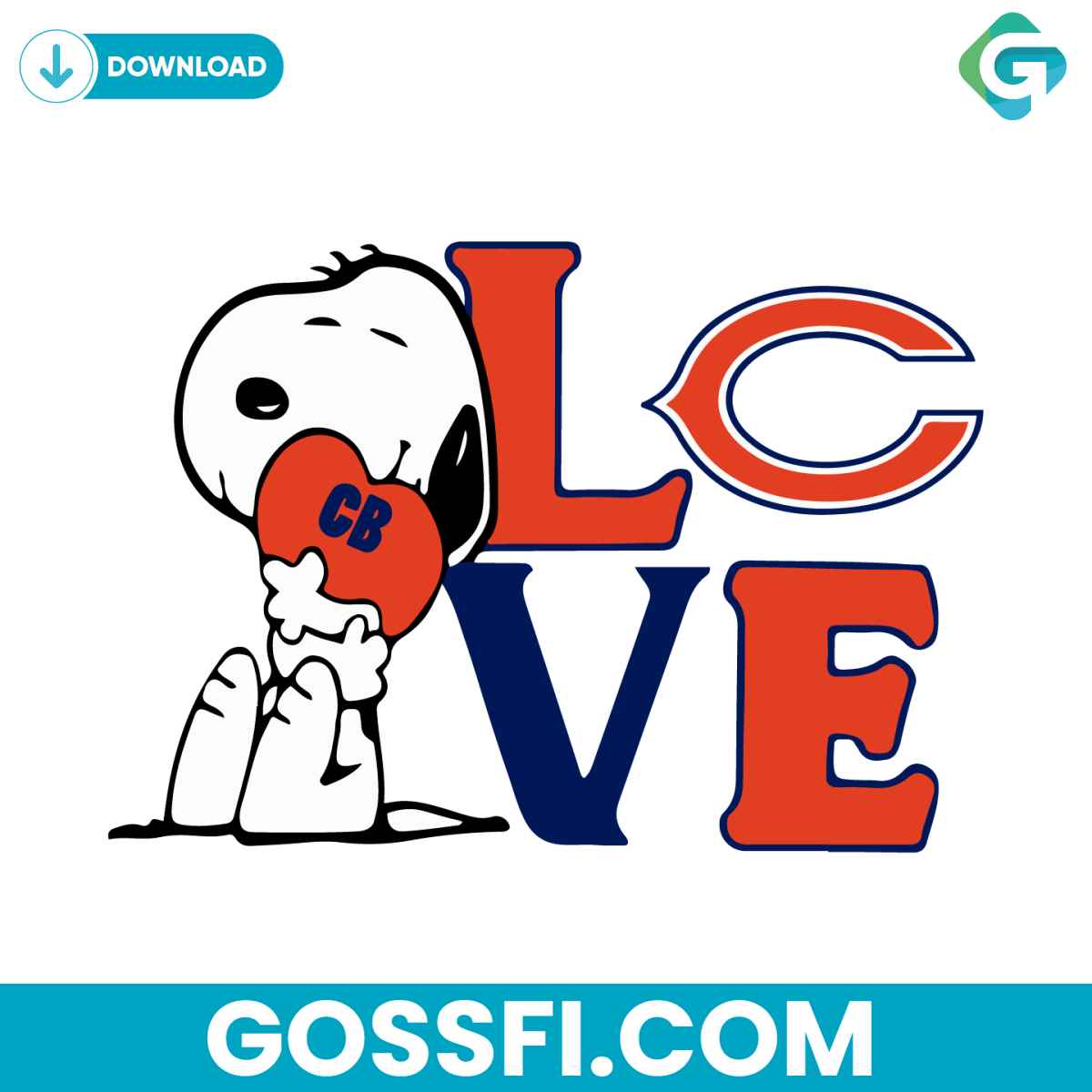 snoopy-love-chicago-bears-svg-digital-download