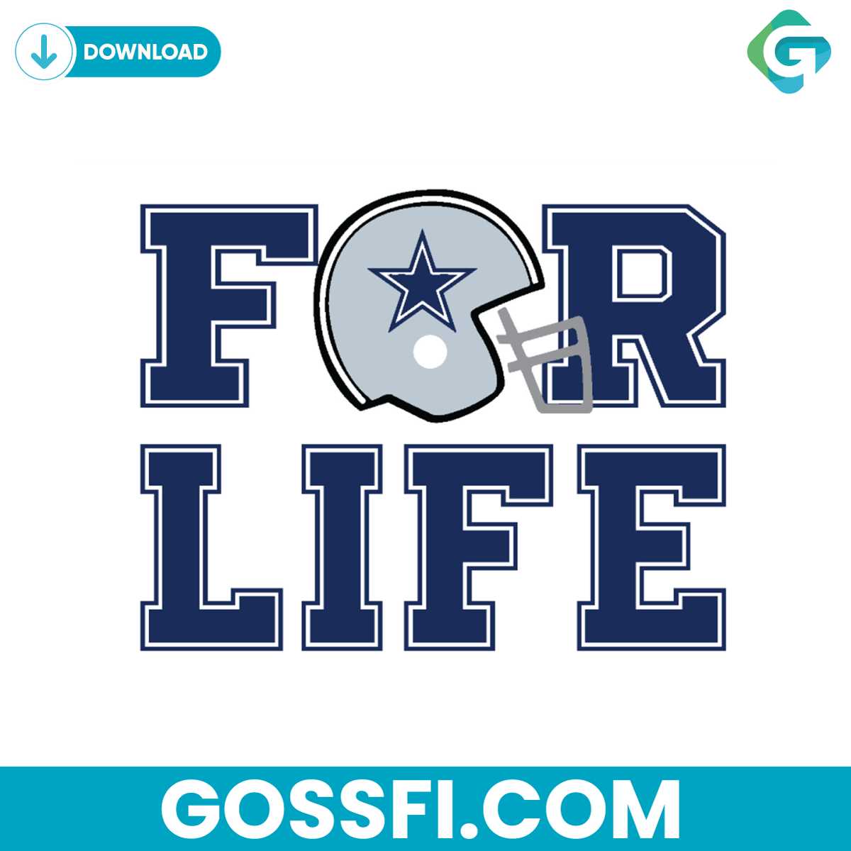 for-life-helmet-dallas-cowboys-svg-digital-download