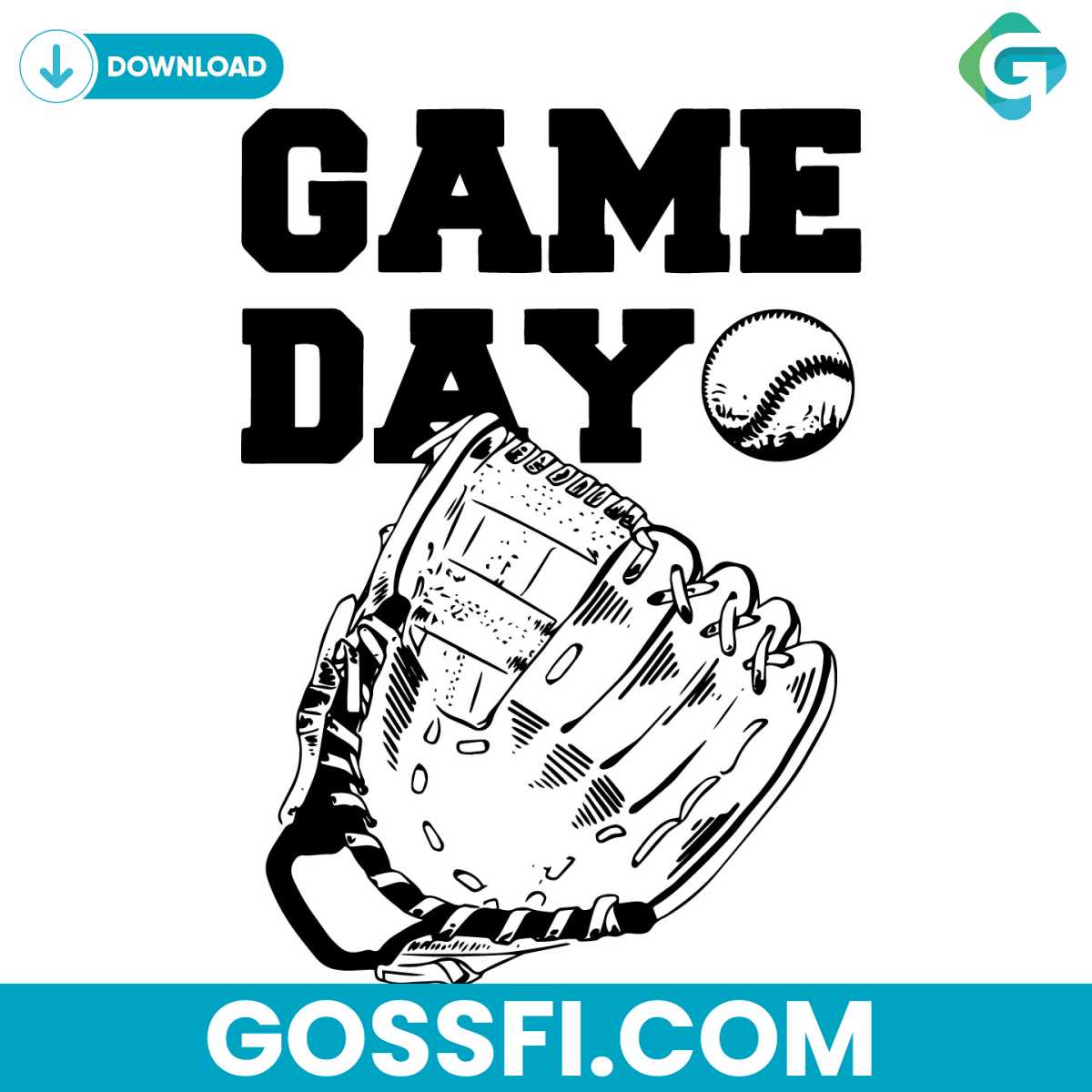 game-day-baseball-svg-digital-download