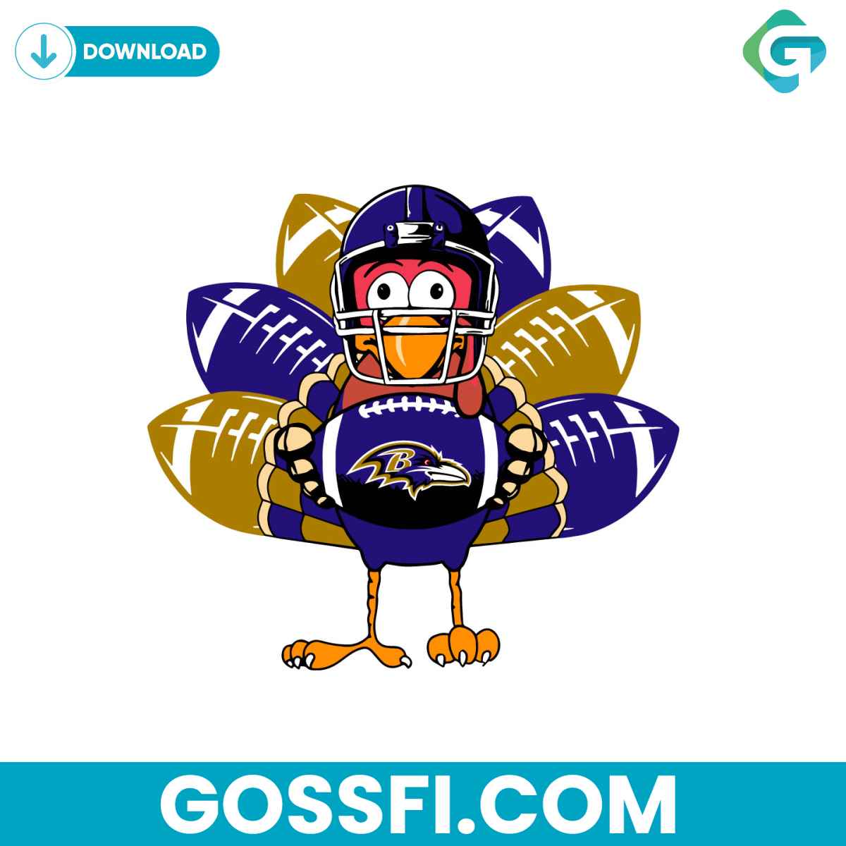 baltimore-ravens-turkey-svg-digital-download