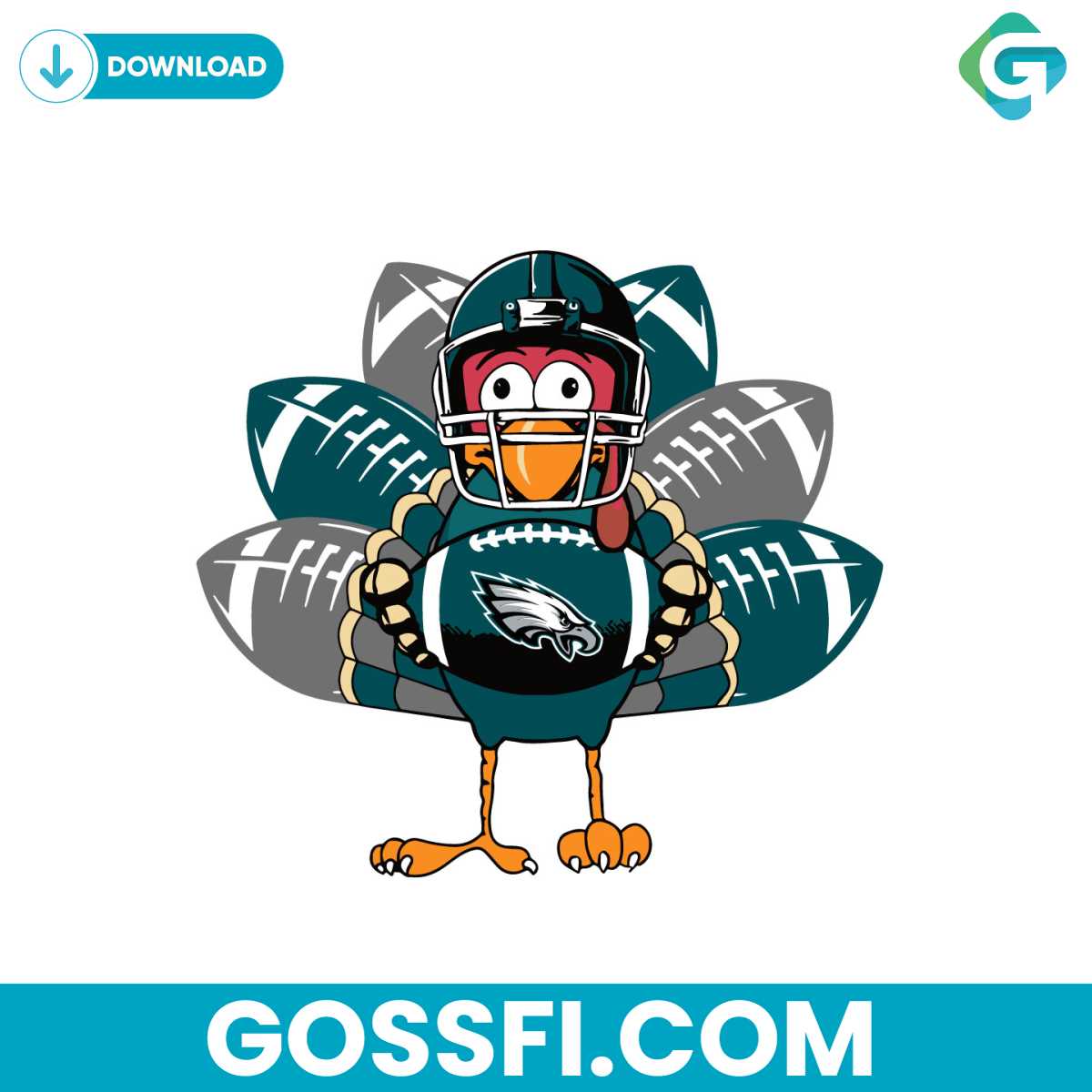 philadelphia-eagles-turkey-svg-digital-download