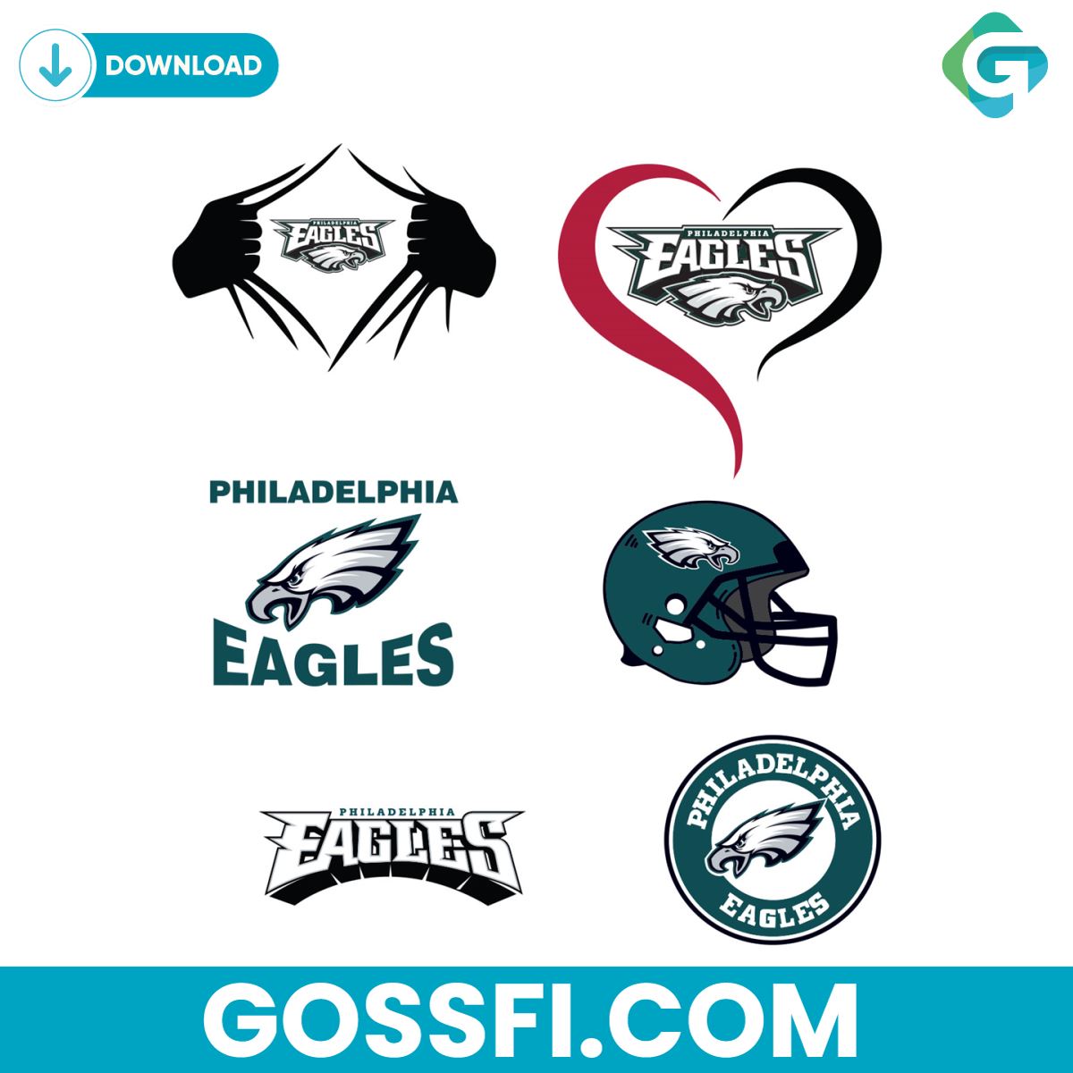philadelphia-eagles-football-bundle-nfl-team-svg