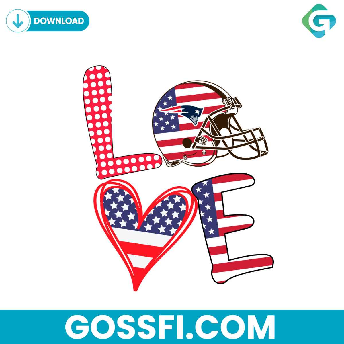 independence-day-love-new-england-patriots-svg