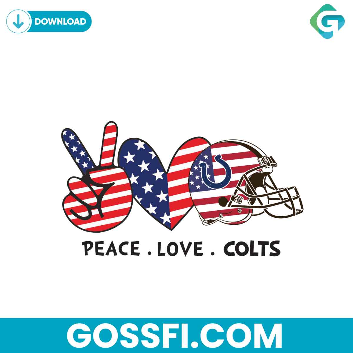 independence-day-peace-love-indianapolis-colts-svg