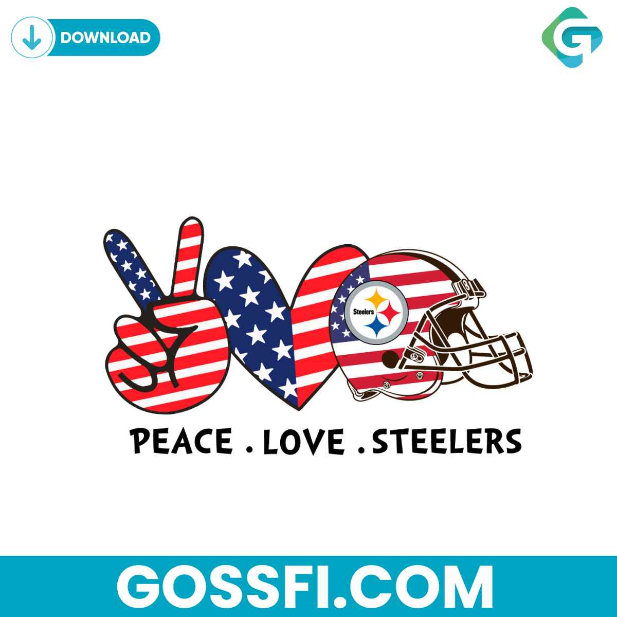 independence-day-peace-love-pittsburgh-steelers-svg