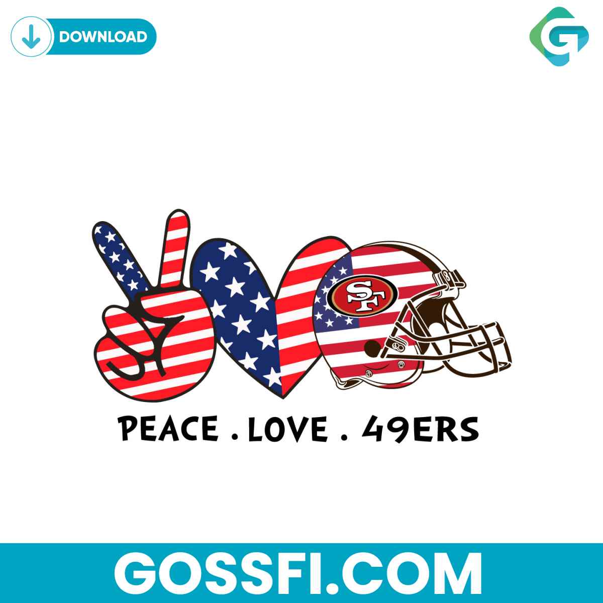 independence-day-peace-love-san-francisco-49ers-svg