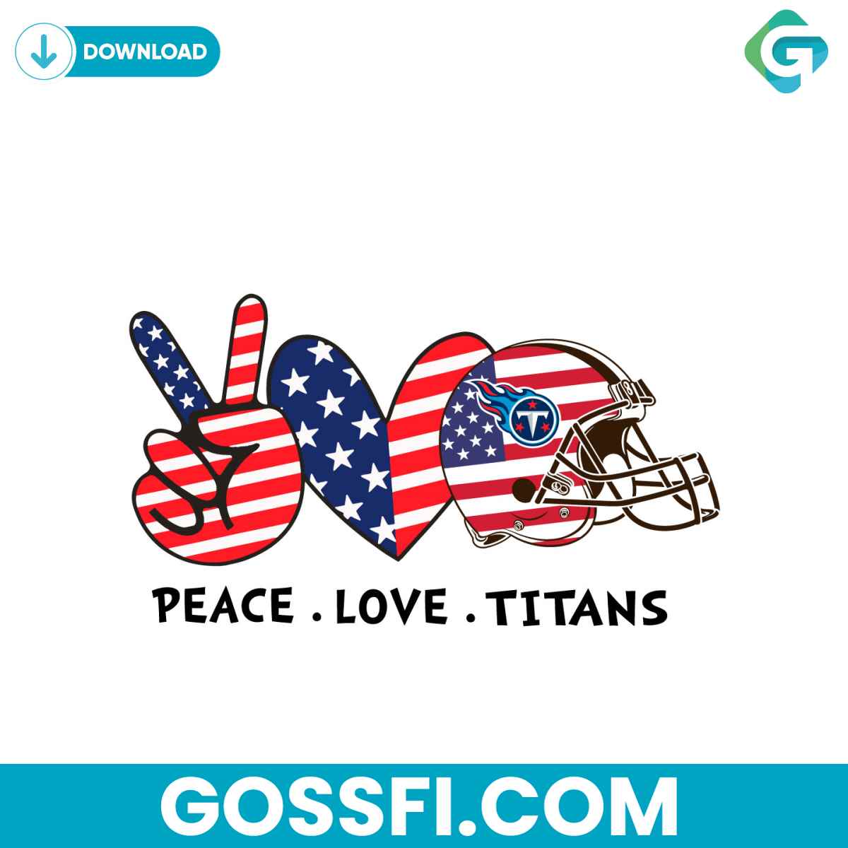 independence-day-peace-love-tennessee-titans-svg