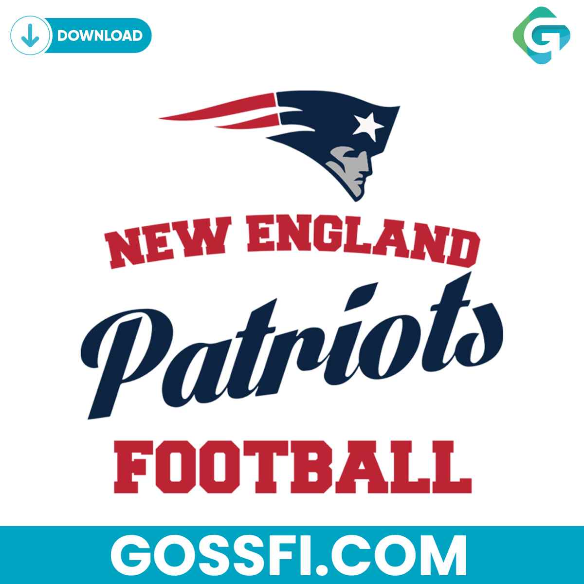 new-england-patriots-football-svg-digital-download