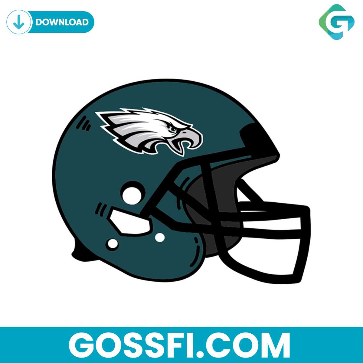 philadelphia-eagles-helmet-svg-digital-download