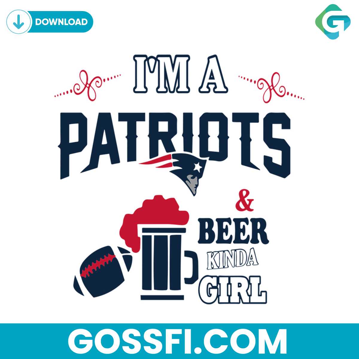 im-a-patriots-and-beer-kinda-girl-svg