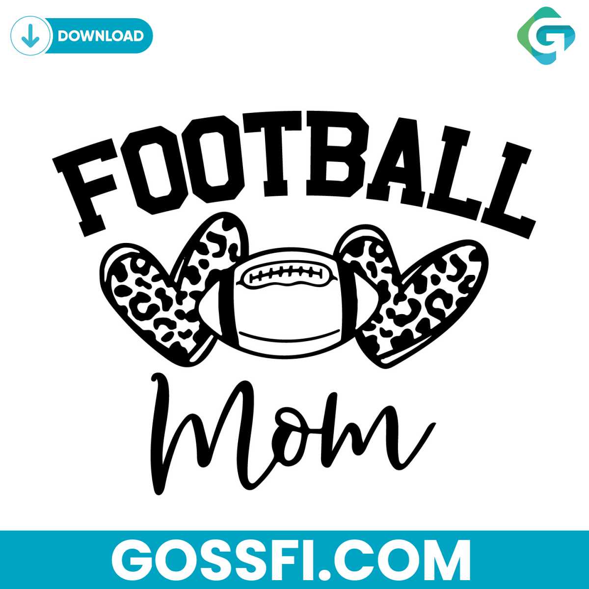 football-mom-leopard-svg-digital-download