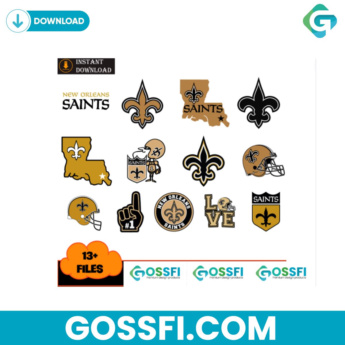 13-files-of-new-orleans-saints-logo-bundle-svg