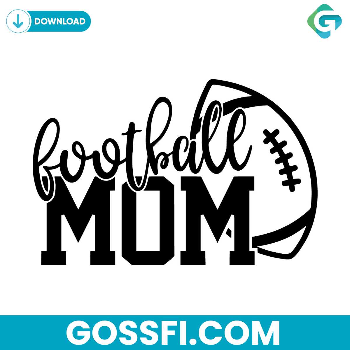football-mom-svg-digital-download