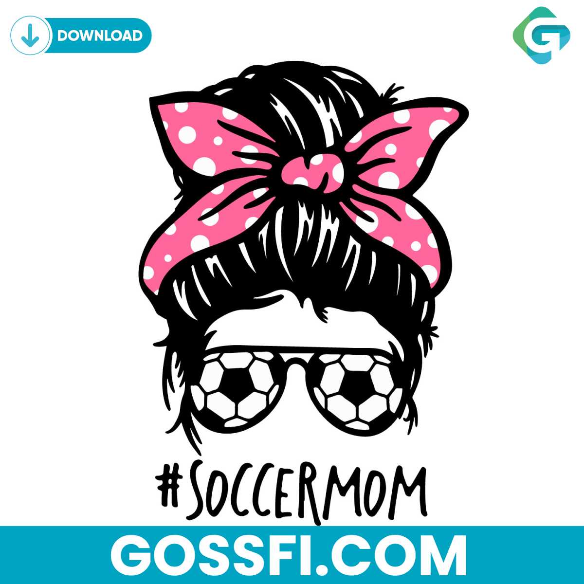 messy-bun-soccer-mom-svg-digital-download