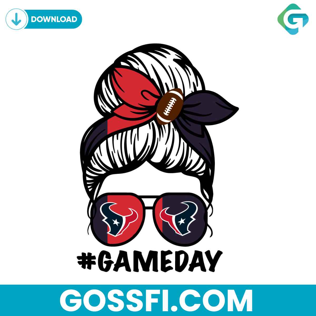 houston-texans-messy-bun-mom-game-day-svg