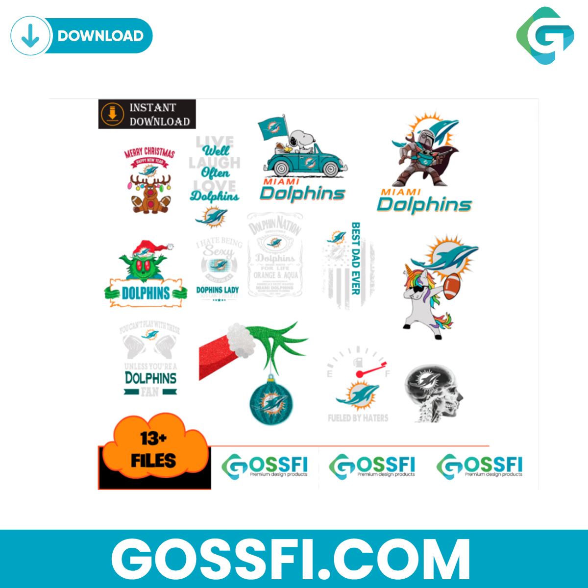 funny-grinch-dolphins-football-team-logo-bundle-svg