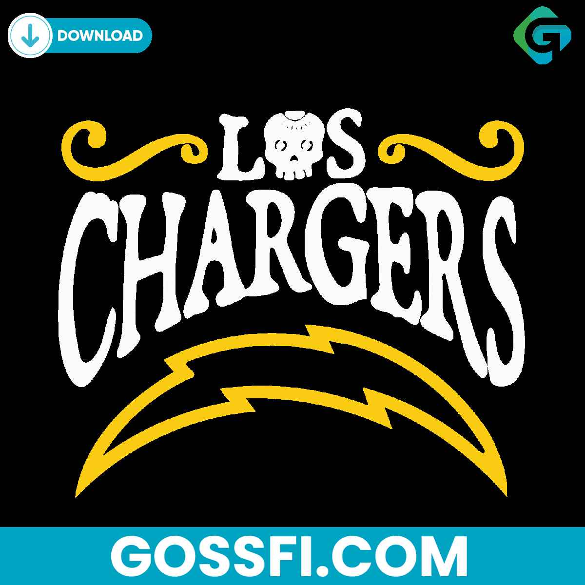 los-chargers-svg-digital-download