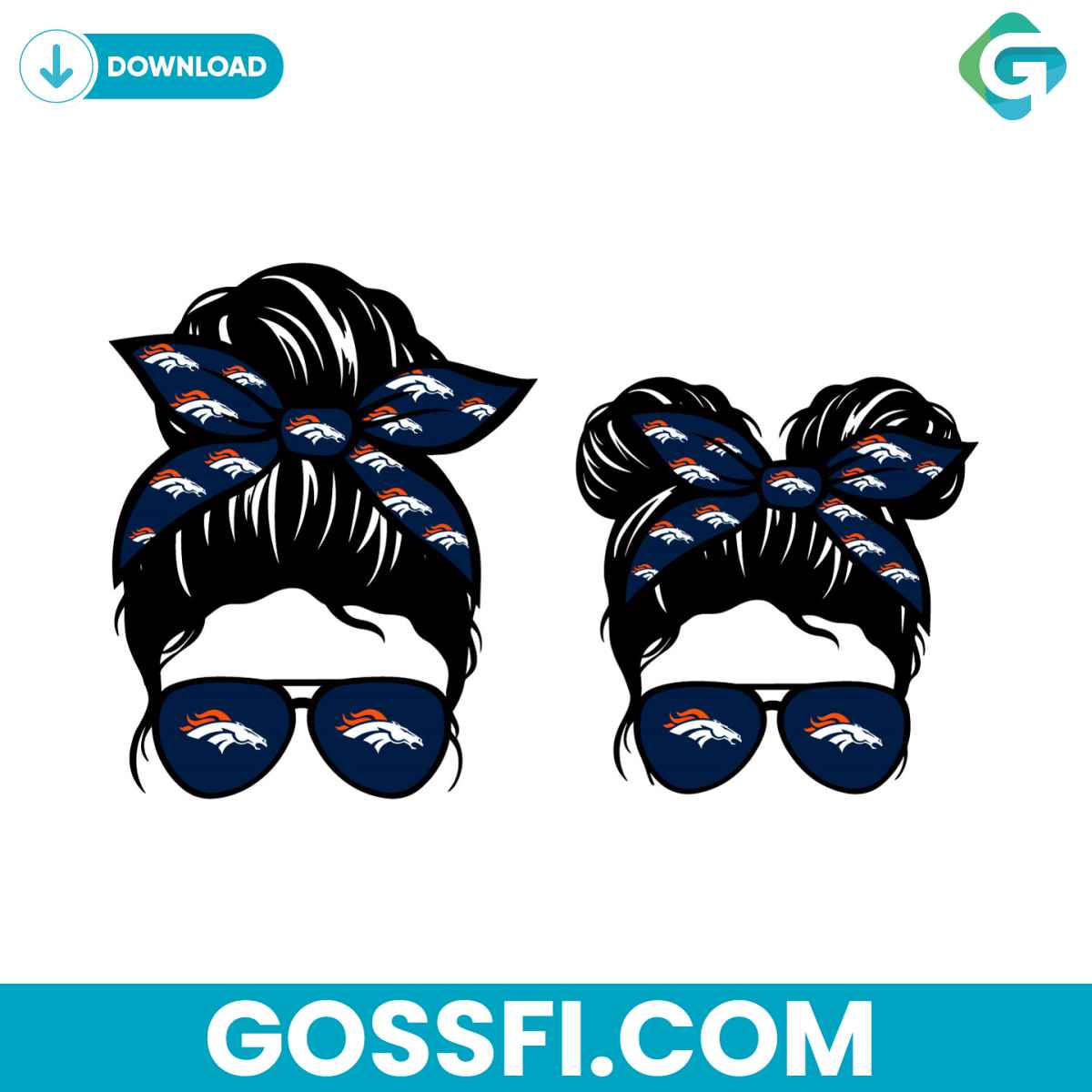 denver-broncos-football-messy-bun-mom-and-kid-svg