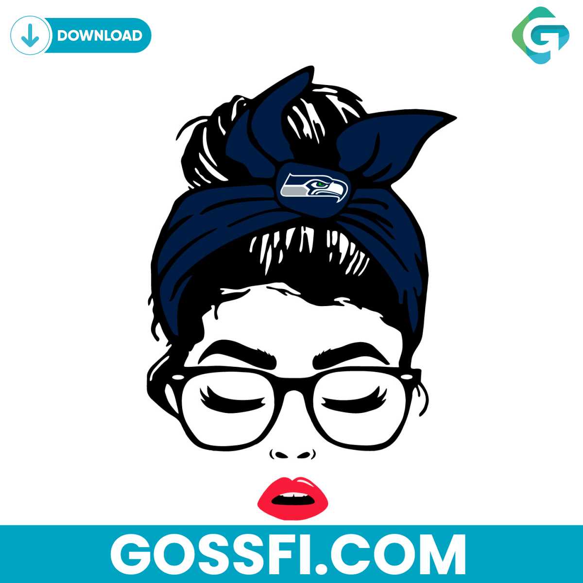 seattle-seahawks-football-messy-bun-girl-svg