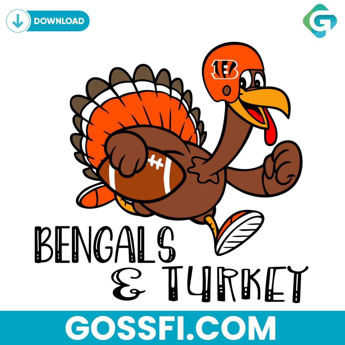 bengals-and-turkey-football-svg-digital-download