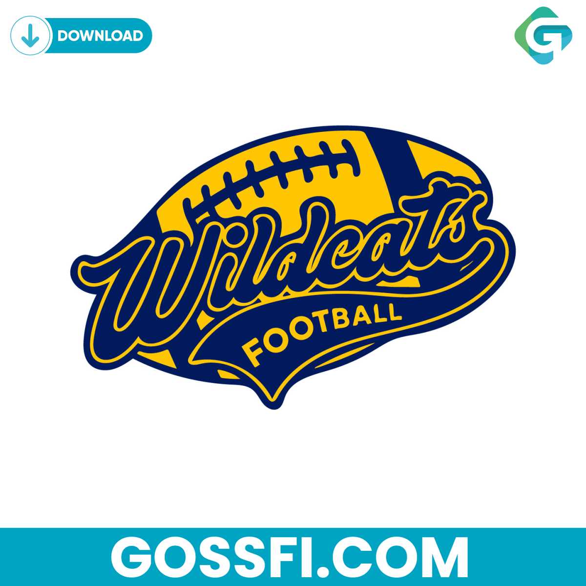 wildcats-football-ncaa-svg-digital-download