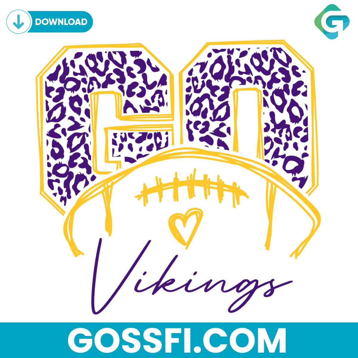 go-vikings-football-leopard-pattern-svg