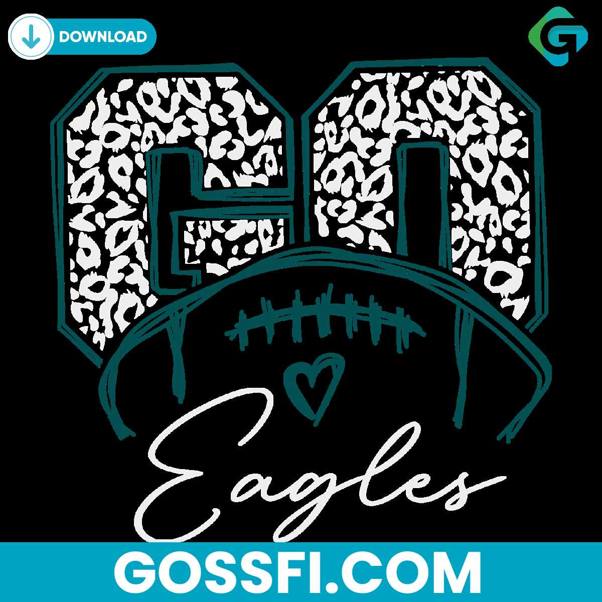 go-eagles-football-leopard-pattern-svg