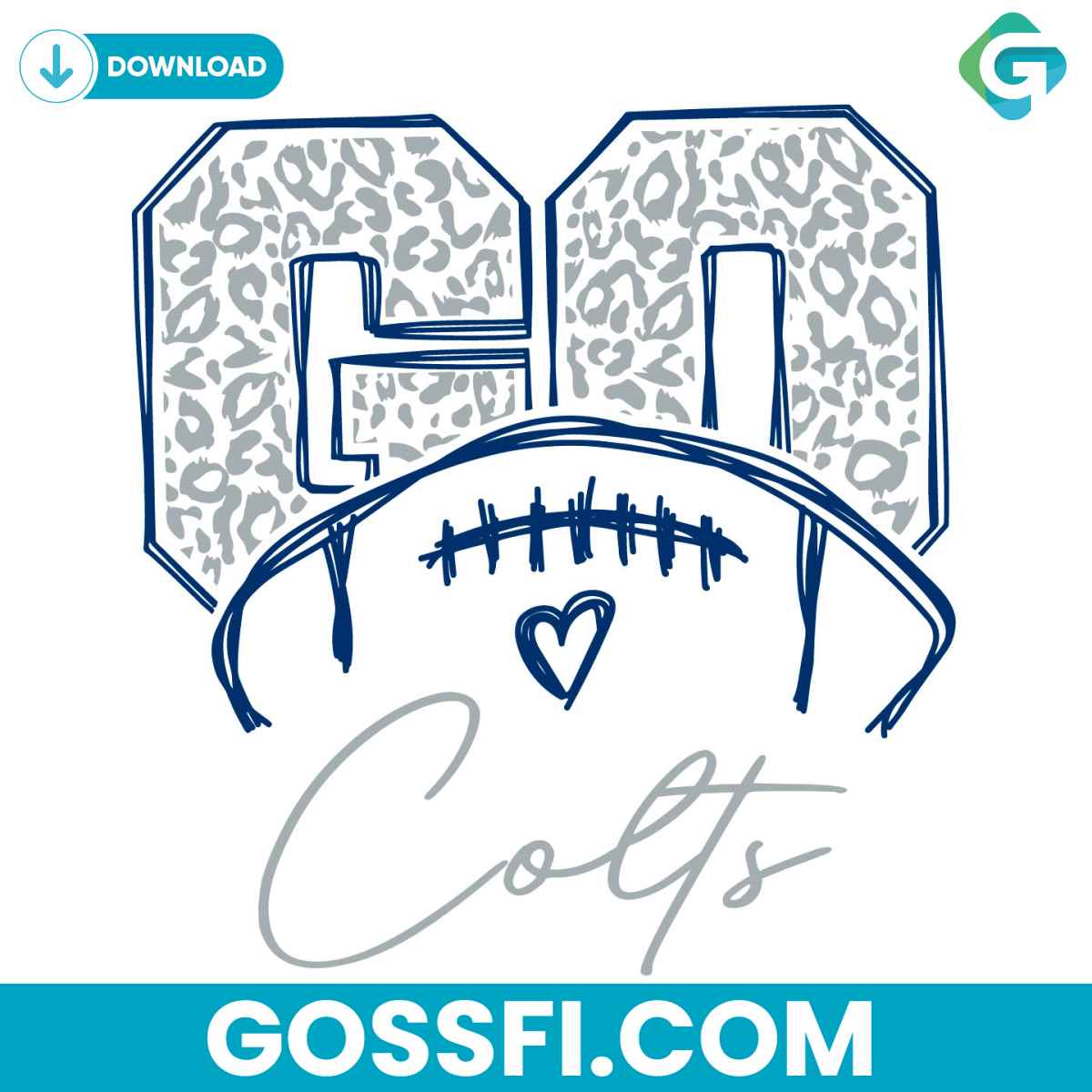 go-colts-football-leopard-pattern-svg