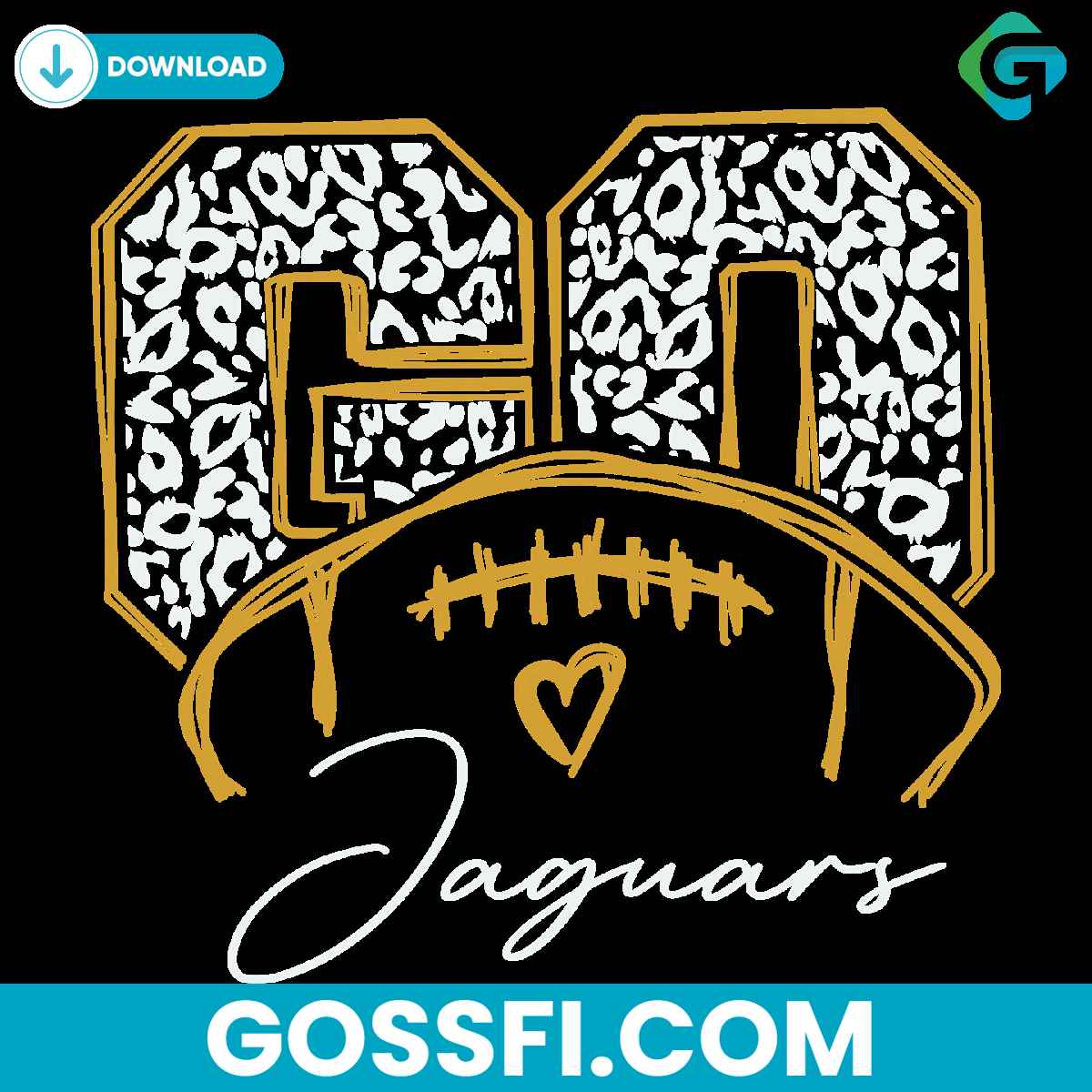 go-jaguars-football-leopard-pattern-svg