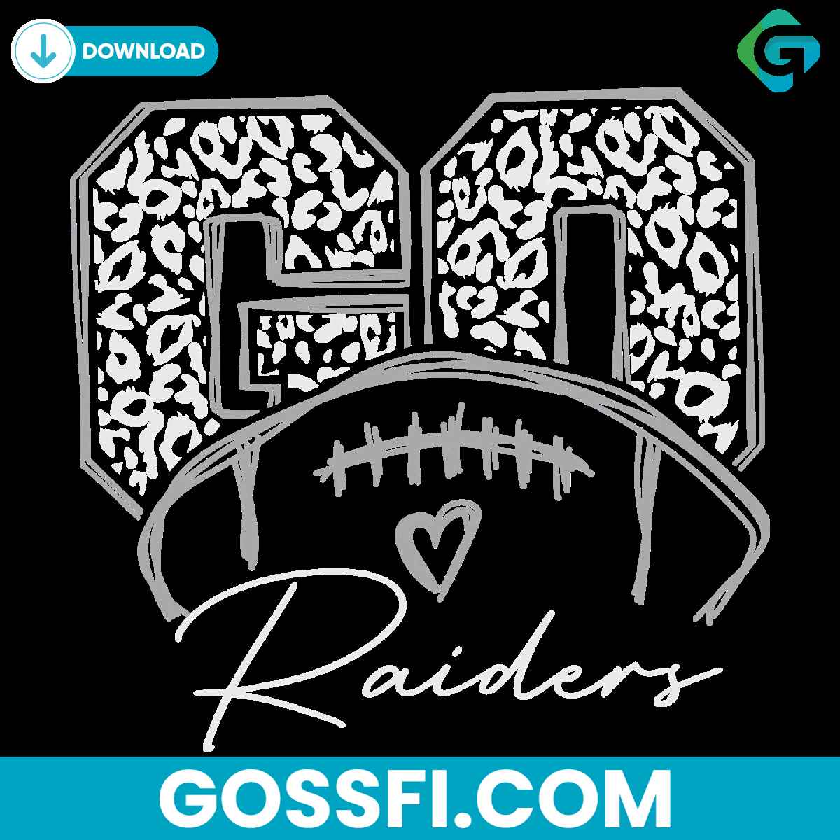 go-raiders-football-leopard-pattern-svg