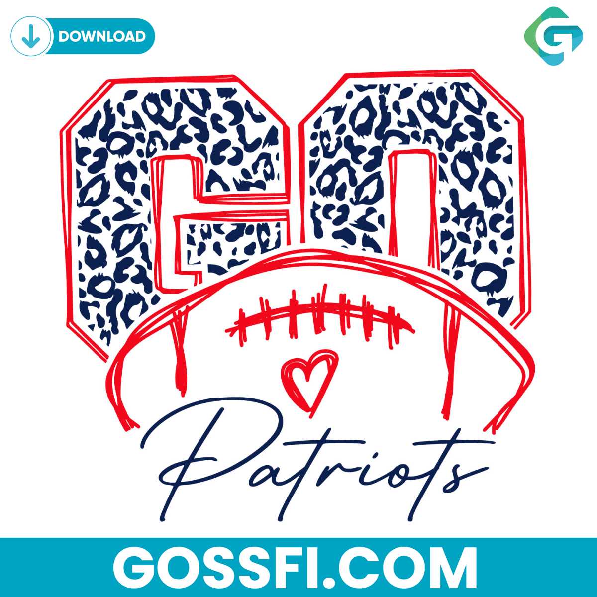 go-patriots-football-leopard-pattern-svg