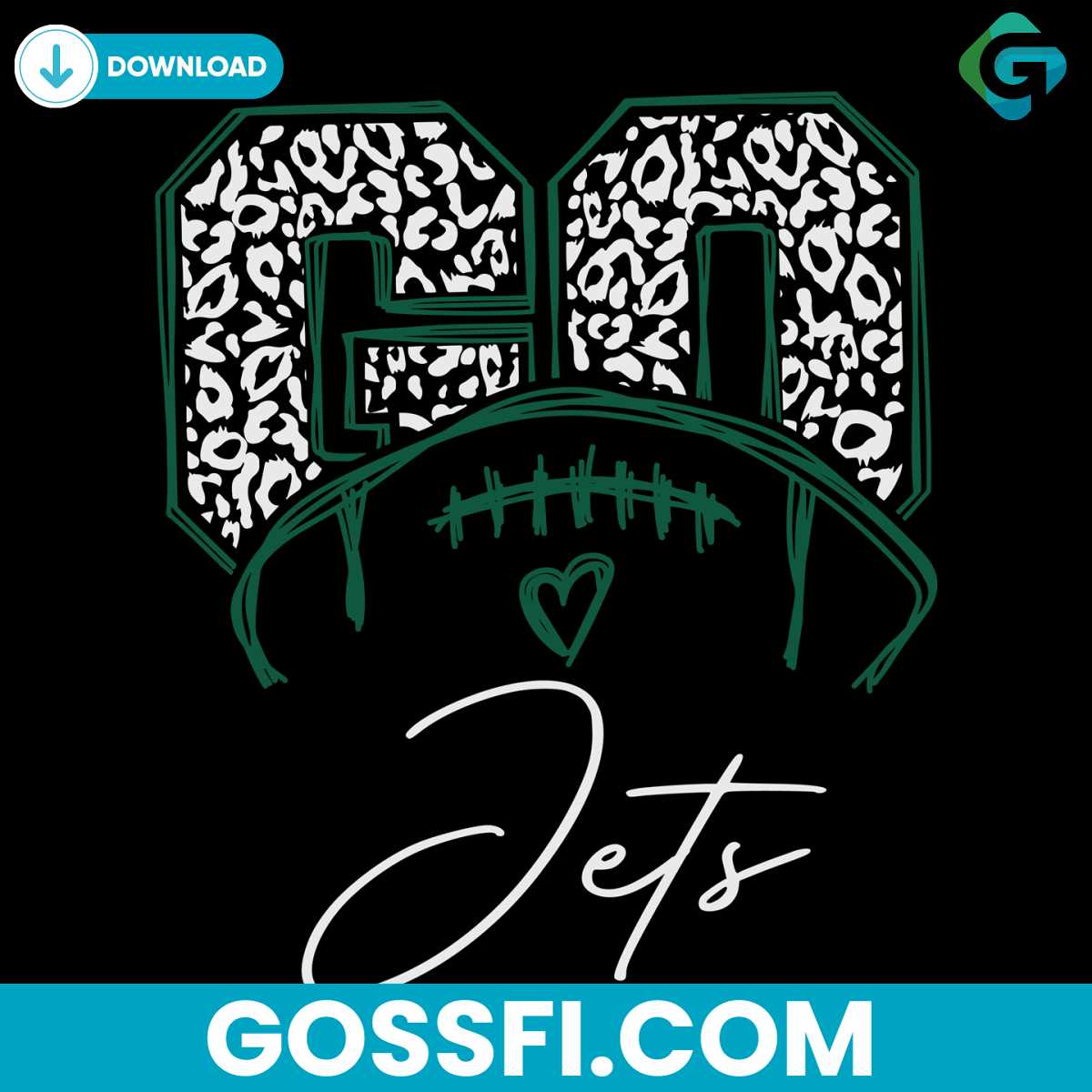 go-jets-football-leopard-pattern-svg