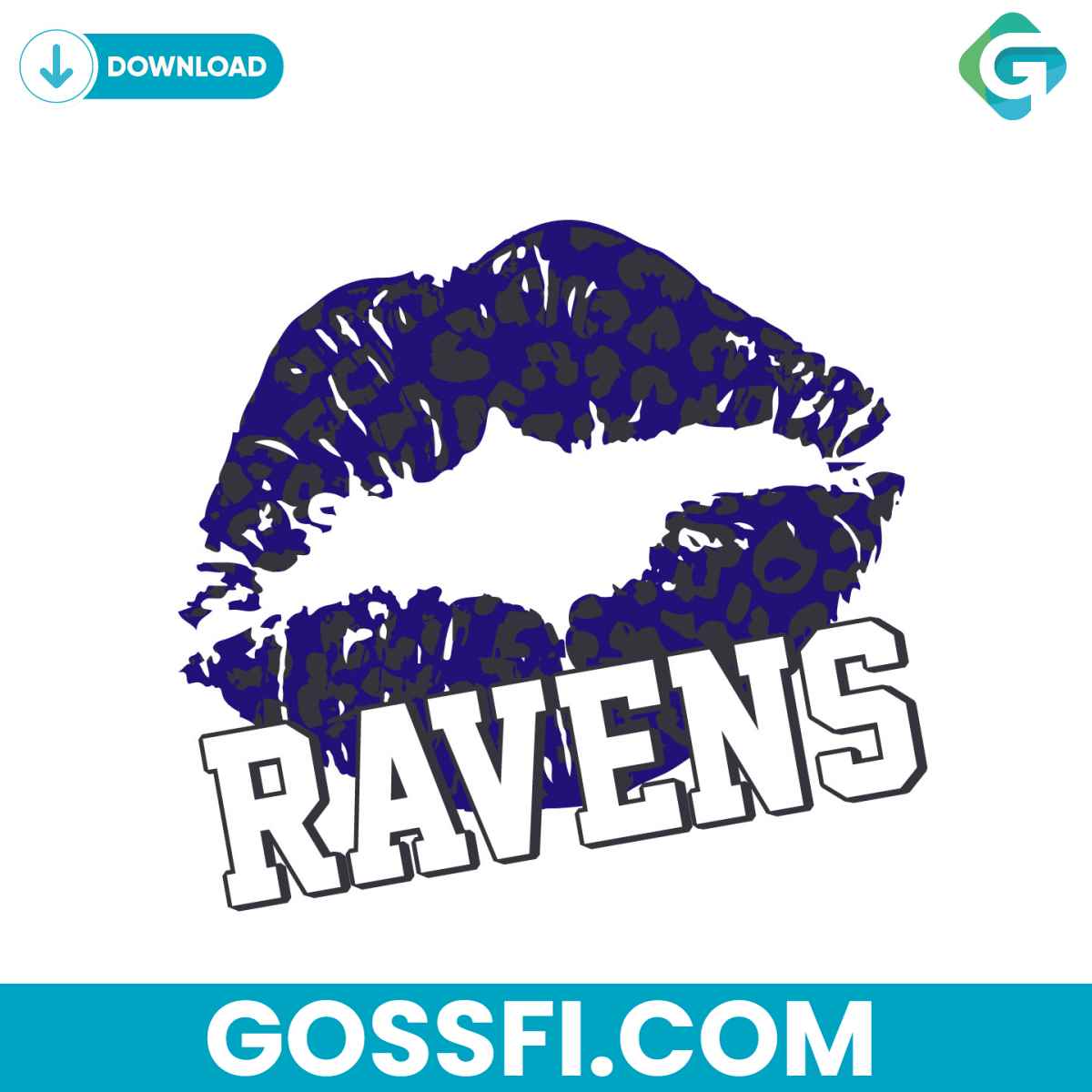 leopard-pattern-lips-baltimore-ravens-svg