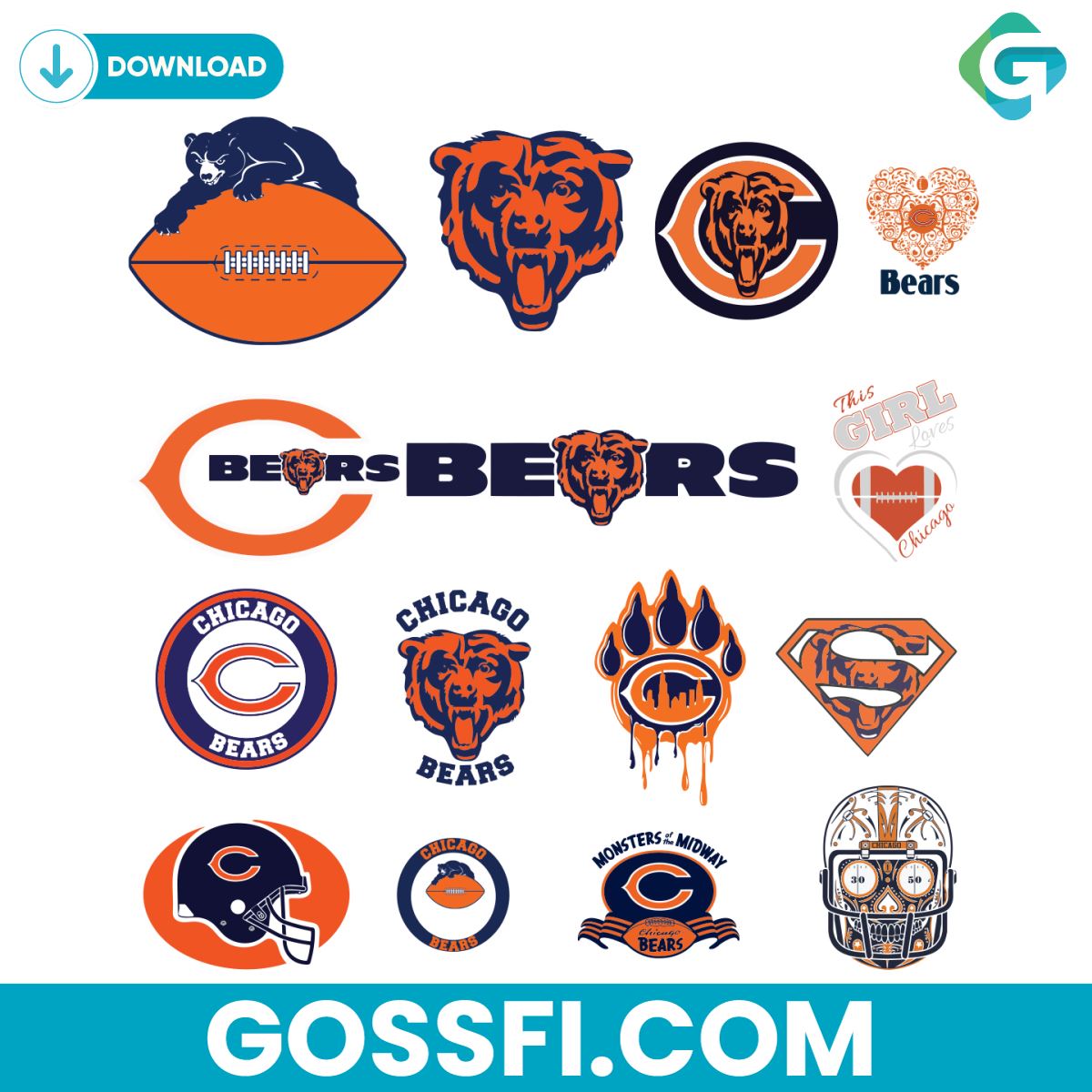 chicago-bears-football-nfl-bundle-svg